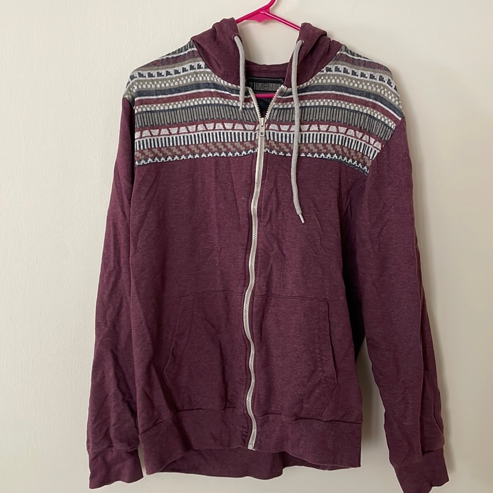 Zip up hoodie